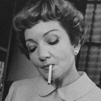 Claudette Colbert Nue